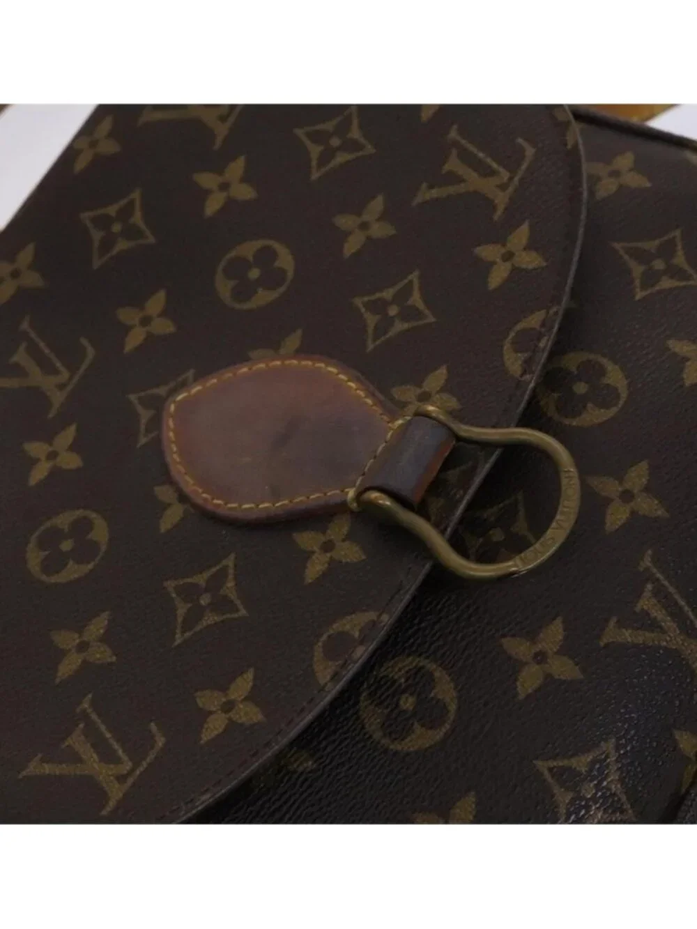 Authentic LOUIS VUITTON Monogram Saint Cloud GM Shoulder Bag M51242 LV